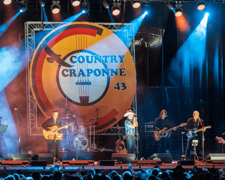 Les 6 événements musicaux prévus en Auvergne pour 2024 - Festival Country Craponne