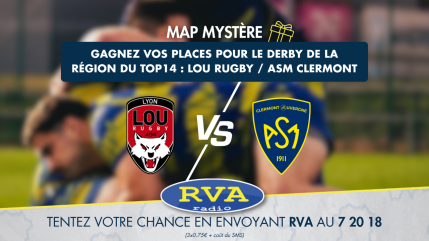 Gagnez vos places pour le derby : Lou Rugby / ASM Clermont