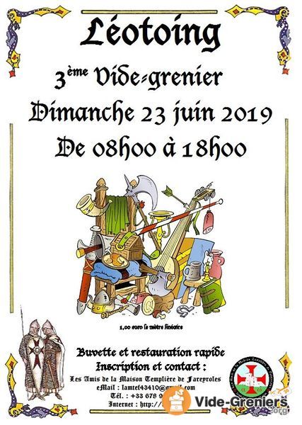 Léotoing (43410) : 3ème Vide-Grenier de la Saint Jean Léotoing (43410) : 3ème Vide-Grenier de la Saint Jean