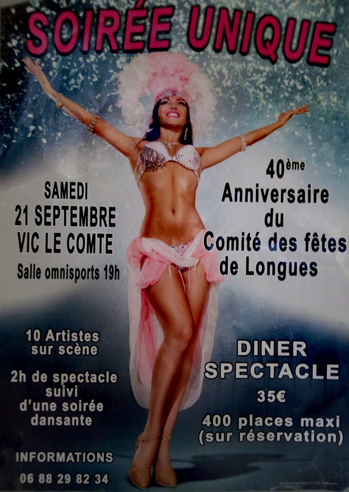 Vic-le-Comte - 40ème anniversaire du Comité des Fêtes Vic-le-Comte - 40ème anniversaire du Comité des Fêtes