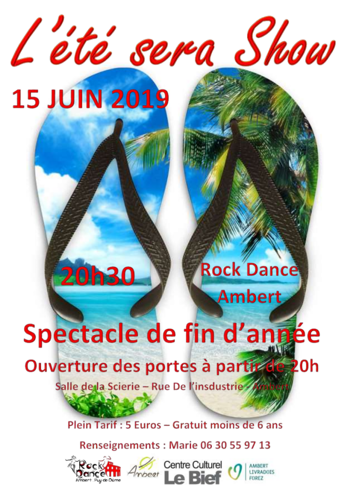 Ambert : l'été sera show spectacle de fin d'année Ambert : l'été sera show spectacle de fin d'année