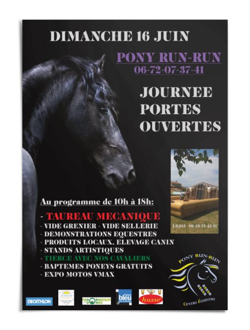 Courpière :Journée "Portes Ouvertes" à Pony Run-Run Courpière :Journée "Portes Ouvertes" à Pony Run-Run