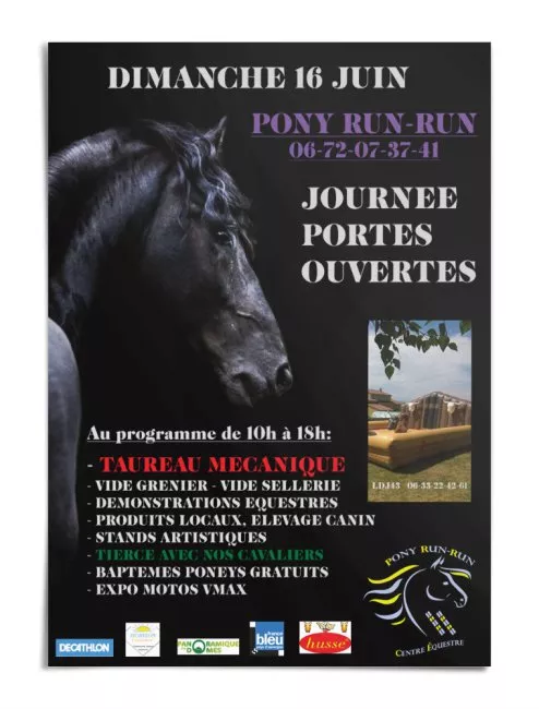 Courpière :Journée "Portes Ouvertes" à Pony Run-Run