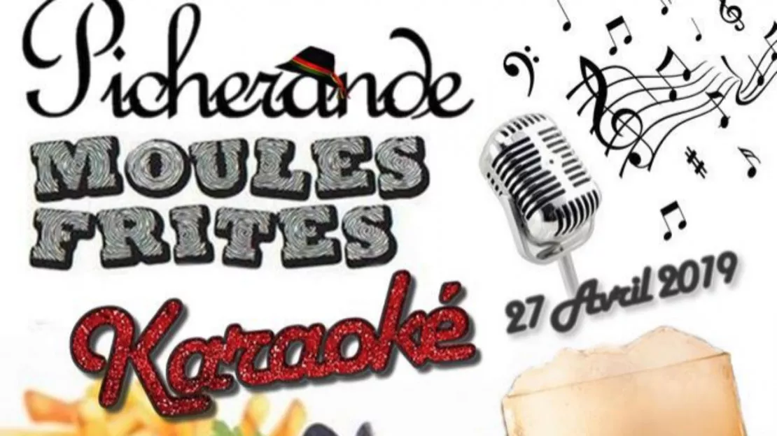 Picherande : soirée moules/frites karaoké
