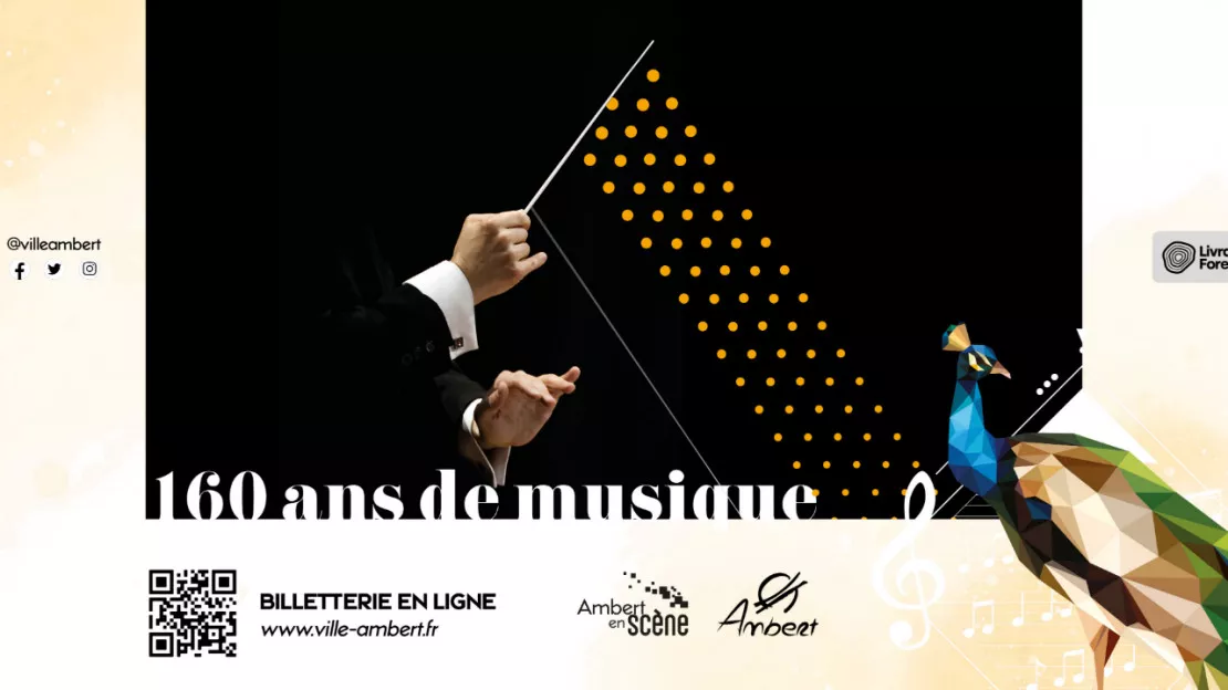 160 ans de musique avec la Lyre Livradoise et l'Orchestre d'Harmonie de Clermont-Ferrand