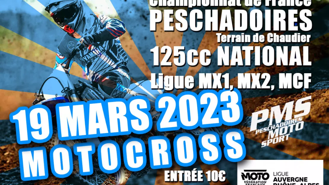 Championnat de France motocross à Peschadoires