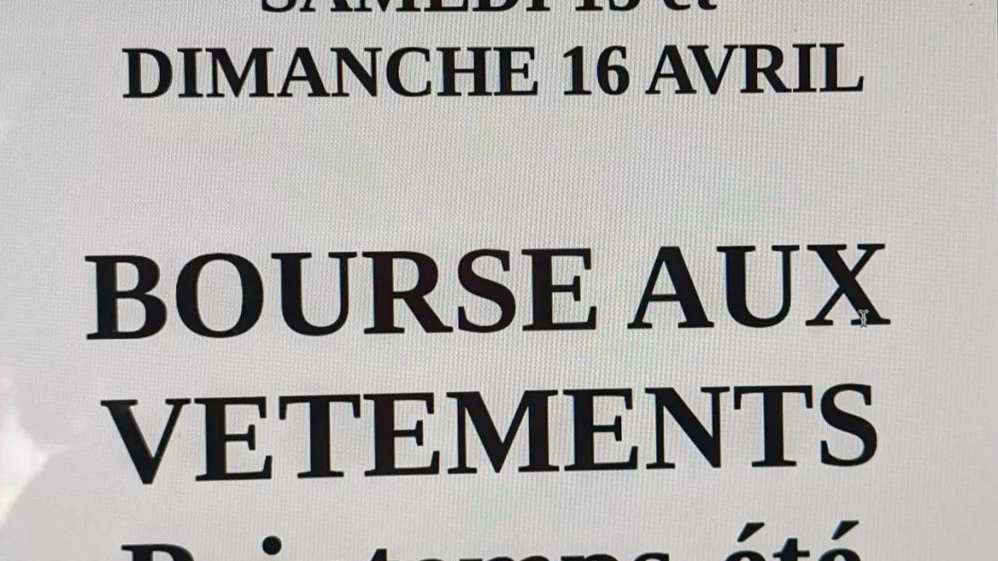 BOURSE AUX VETEMENTS PRINTEMPS-ETE (0-16 ans) BOURSE AUX VETEMENTS PRINTEMPS-ETE (0-16 ans)