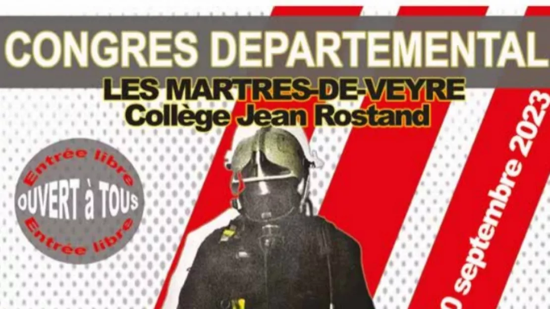 Congrès départementale des sapeurs pompiers du Puy de Dôme
