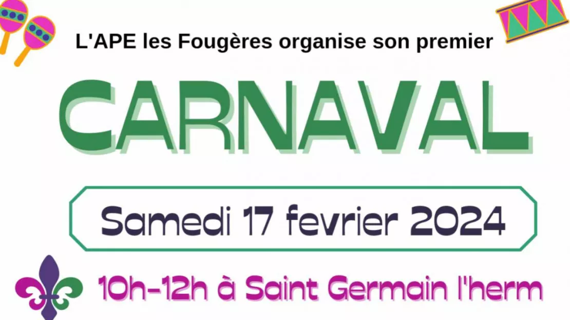 Carnaval - Fournols et St Germain l'Herm