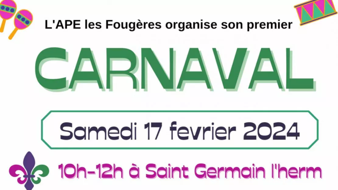 Carnaval - Fournols et St Germain l'Herm Carnaval - Fournols et St Germain l'Herm