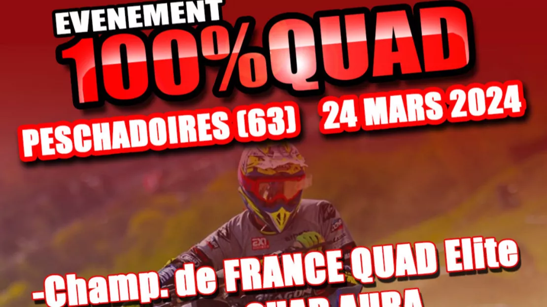 Championnat de France quad Élite - Peschadoires Championnat de France quad Élite - Peschadoires