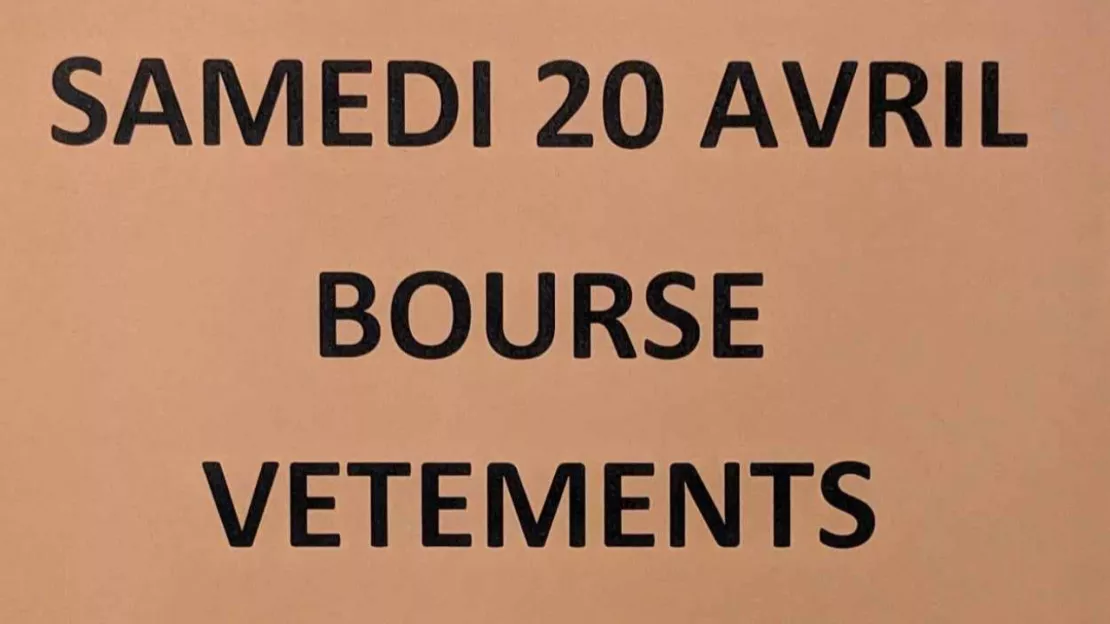 Bourse aux vêtements (0-18 ans) printemps-été