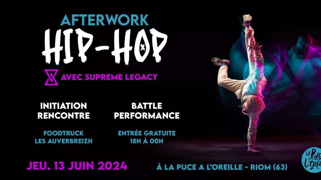 AFTERWORK hip-Hop à La Puce a l'Oreille !
