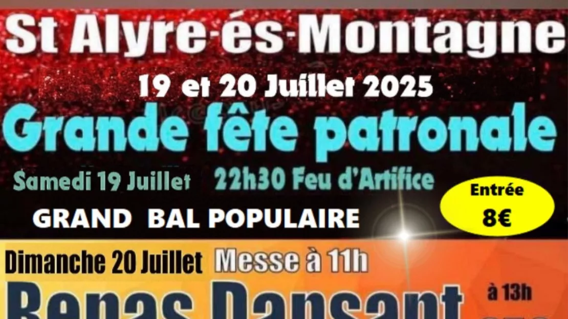 Fête patronale - Saint Alyre és Montagne Fête patronale - Saint Alyre és Montagne