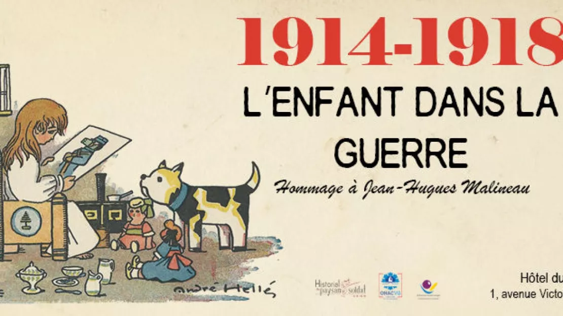 Moulins : Exposition 1914-18 L'enfant dans la guerre