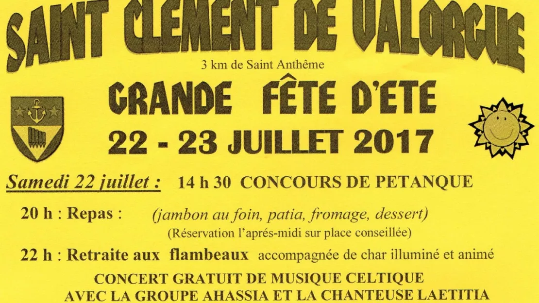Saint-Clément-de-Valorgue : grande fête d'été