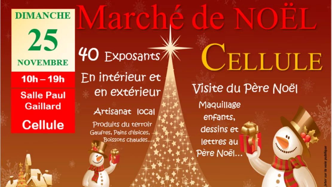 Chambaron-sur-Morge : Marché de Noël artisanal