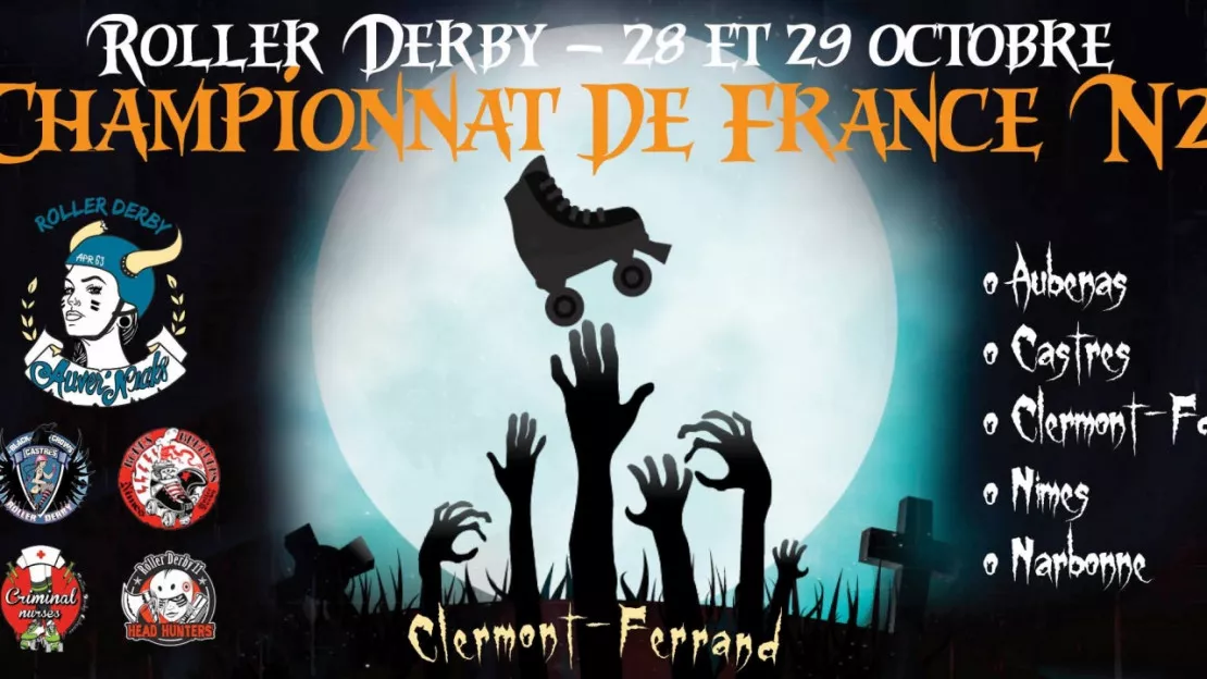 Clermont-Ferrand : Championnat de France de Roller Derby N2