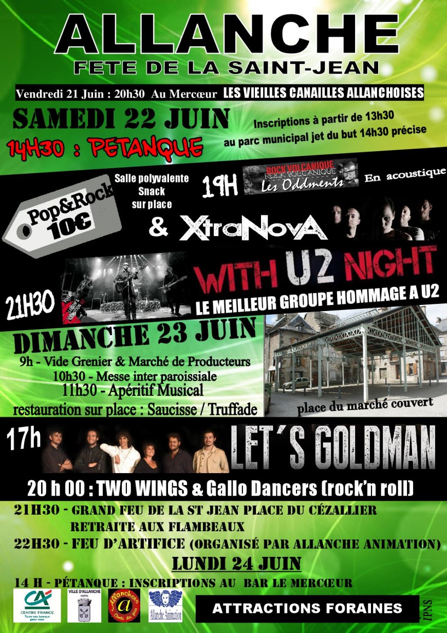 Allanche fête la St Jean Allanche fête la St Jean