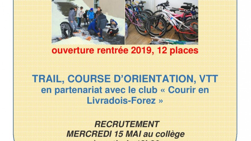 Saint - Amant-Roche-Savine :Recrutement section Raid Multisports de pleine nature Saint - Amant-Roche-Savine :Recrutement section Raid Multisports de pleine nature