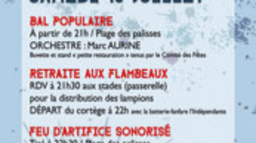 Pont du chateau : FETE NATIONALE Pont du chateau : FETE NATIONALE