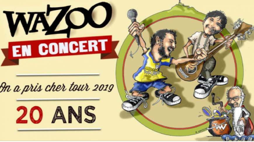 Wazoo arrive en concert à Orcet ! Wazoo arrive en concert à Orcet !