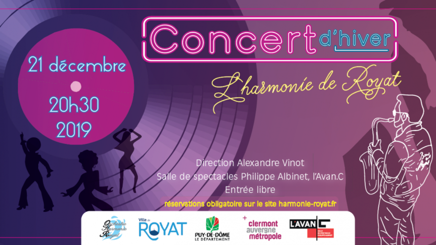 Concert d'Hiver de l'Harmonie de Royat Concert d'Hiver de l'Harmonie de Royat