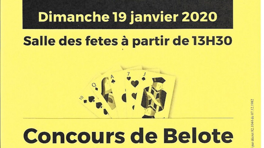 Concours de belote - Job Concours de belote - Job