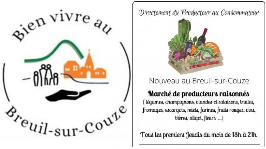 Le Breuil-sur-Couze - marché de producteurs raisonnés Le Breuil-sur-Couze - marché de producteurs raisonnés