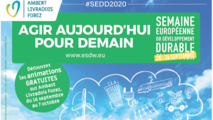 Semaine Européenne du Développement Durable Ambert Livradois Forez Semaine Européenne du Développement Durable Ambert Livradois Forez