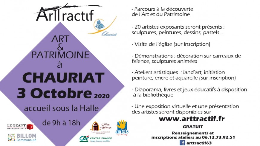 Journée Art et Patrimoine, expositions, démonstrations, visites, ateliers Journée Art et Patrimoine, expositions, démonstrations, visites, ateliers