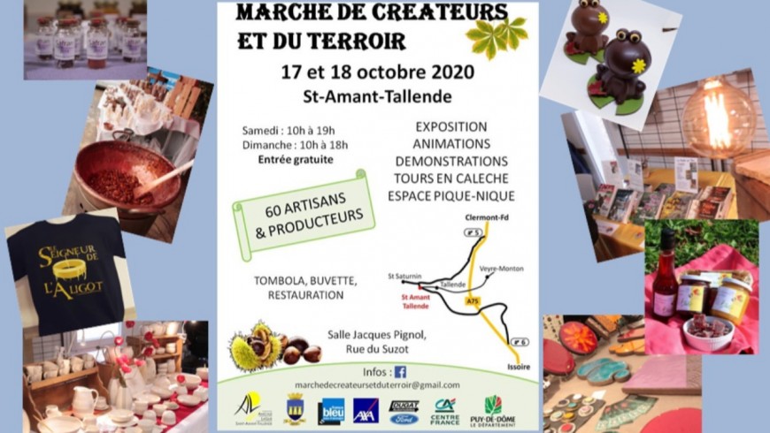 Marché de créateurs et du Terroir à St-Amant-Tallende Marché de créateurs et du Terroir à St-Amant-Tallende
