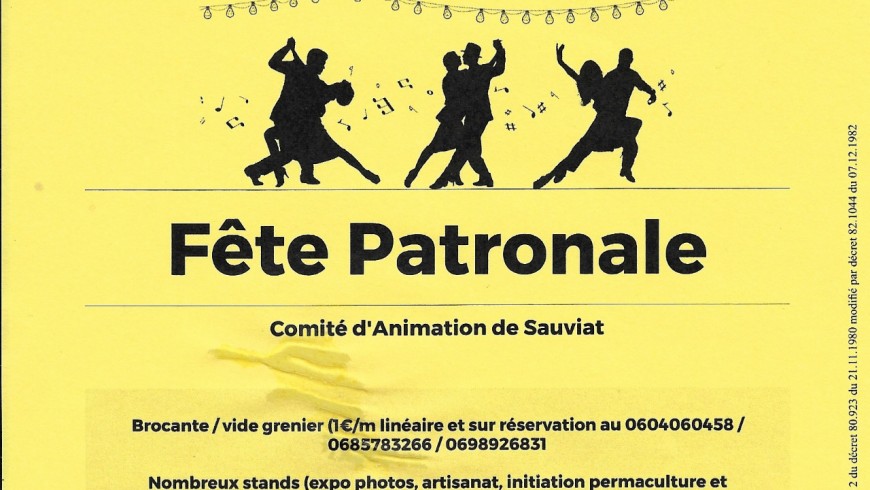 Fête patronale Fête patronale