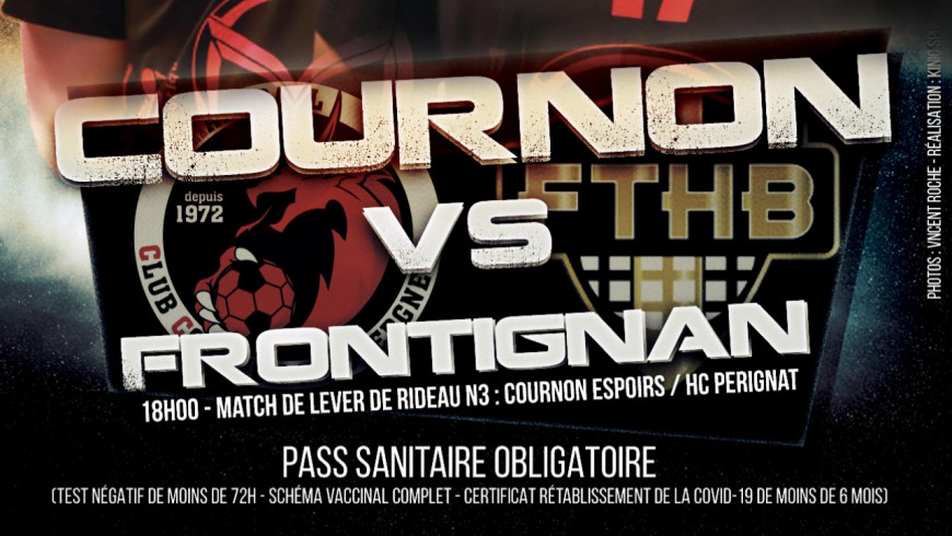 Match COURNON HANDBALL / FRONTIGNAN Match COURNON HANDBALL / FRONTIGNAN