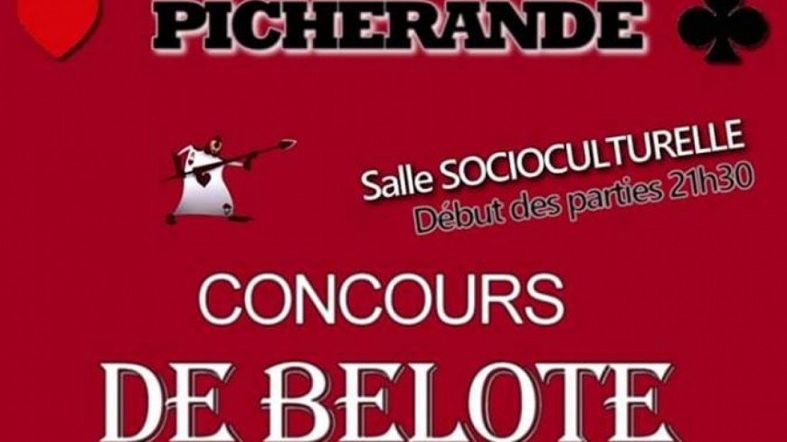 Picherande :concours de belote Picherande :concours de belote