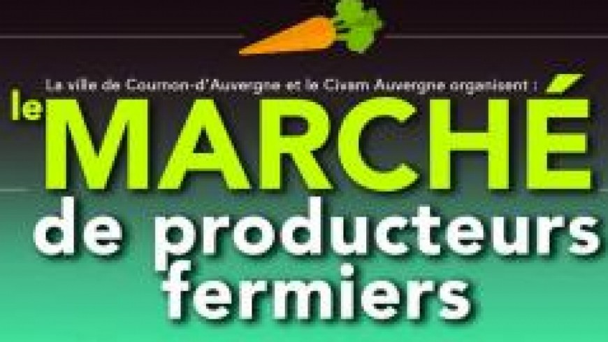 COURNON : MARCHÉ DE PRODUCTEURS COURNON : MARCHÉ DE PRODUCTEURS