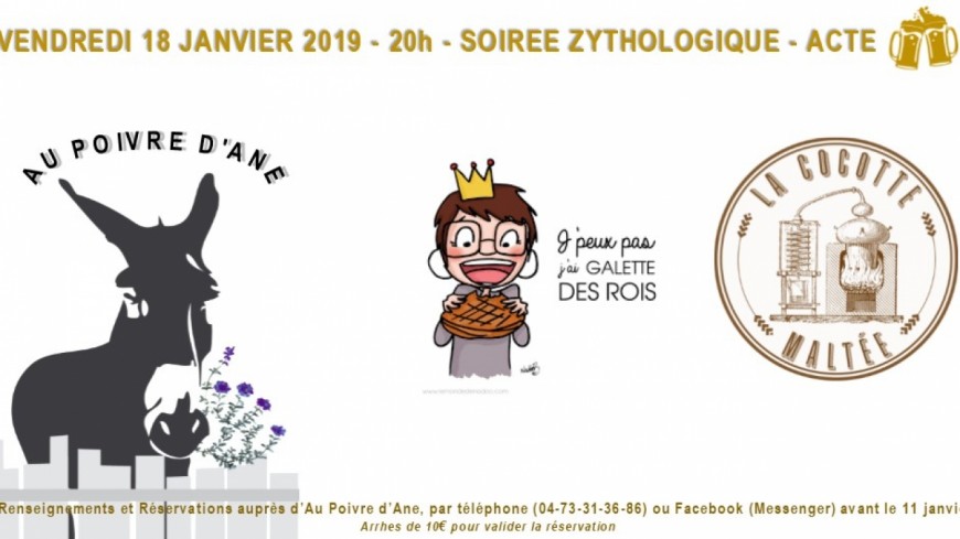 Clermont-Ferrand : Soirée Zythologique - Acte II Clermont-Ferrand : Soirée Zythologique - Acte II