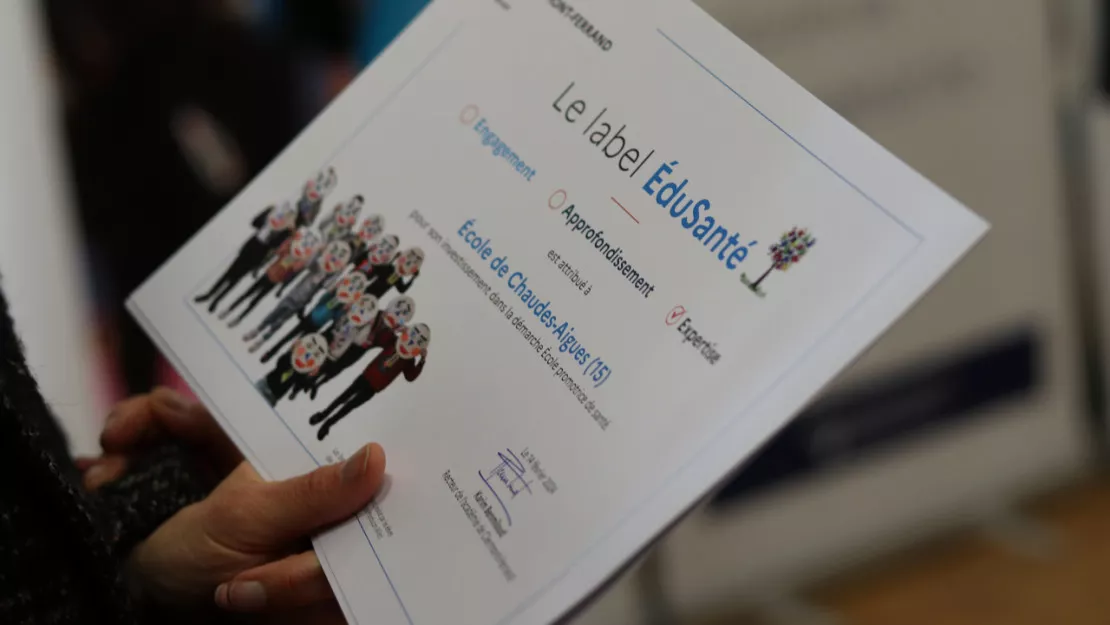 Académie de Clermont-Ferrand (63) : Le bien-être des élèves récompensé par le label ÉduSanté