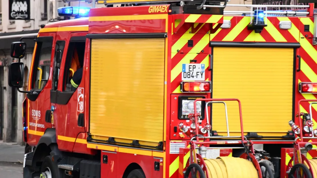 Clermont-Ferrand : les pompiers interviennent pour un incendie rue Pierre-l'Ermite