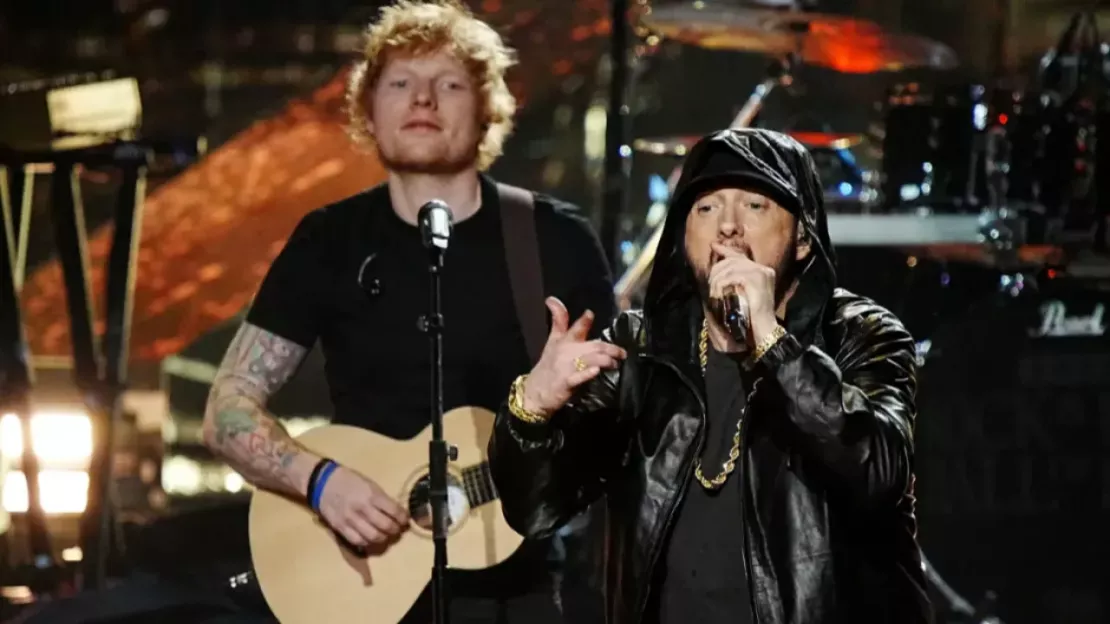 Ed Sheeran rejoint par Eminem sur scène à Détroit