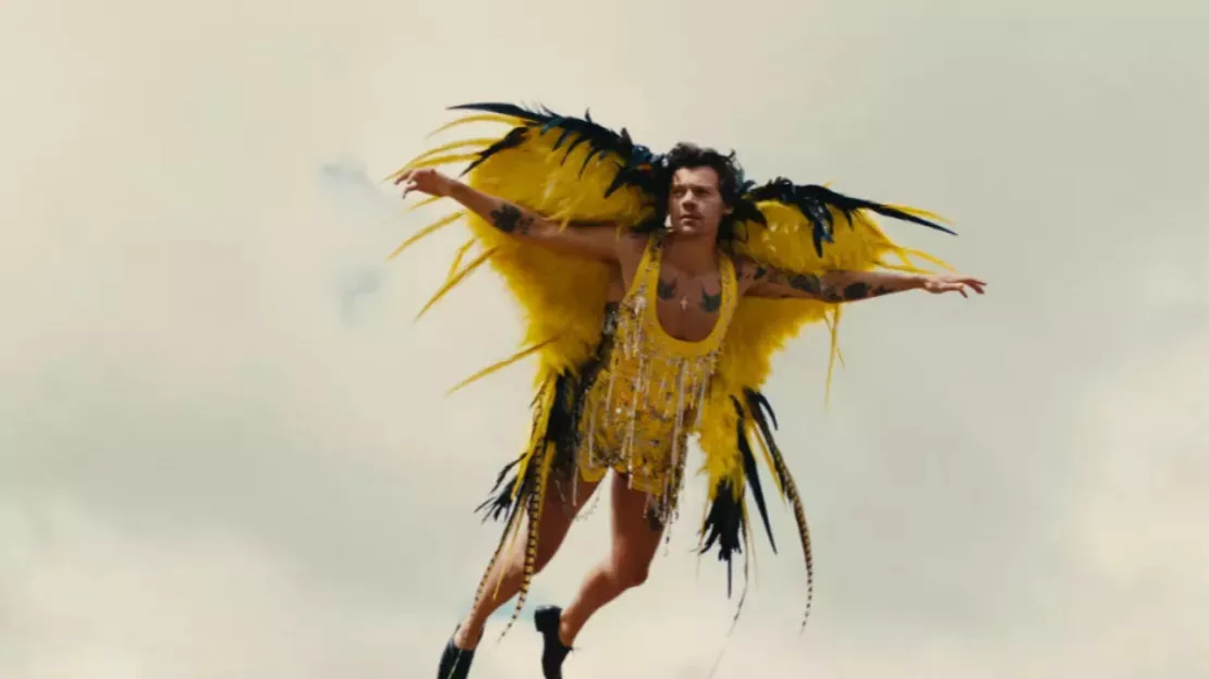 Harry Styles déploie ses ailes dans son nouveau clip "Daylight"