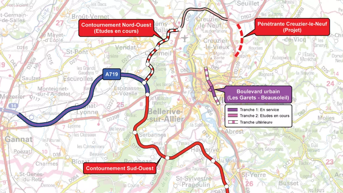 Le Ministre des Transports accorde son feu vert pour le contournement Nord-Ouest de Vichy