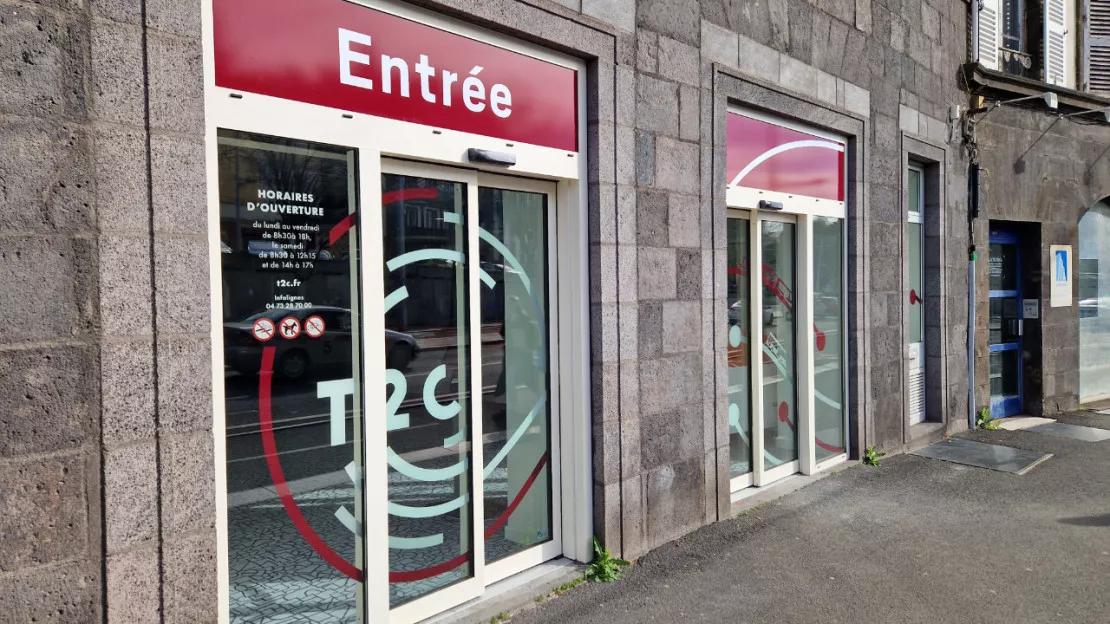 Quelle est la nouvelle adresse de l'Espace T2C à Clermont-Ferrand ?