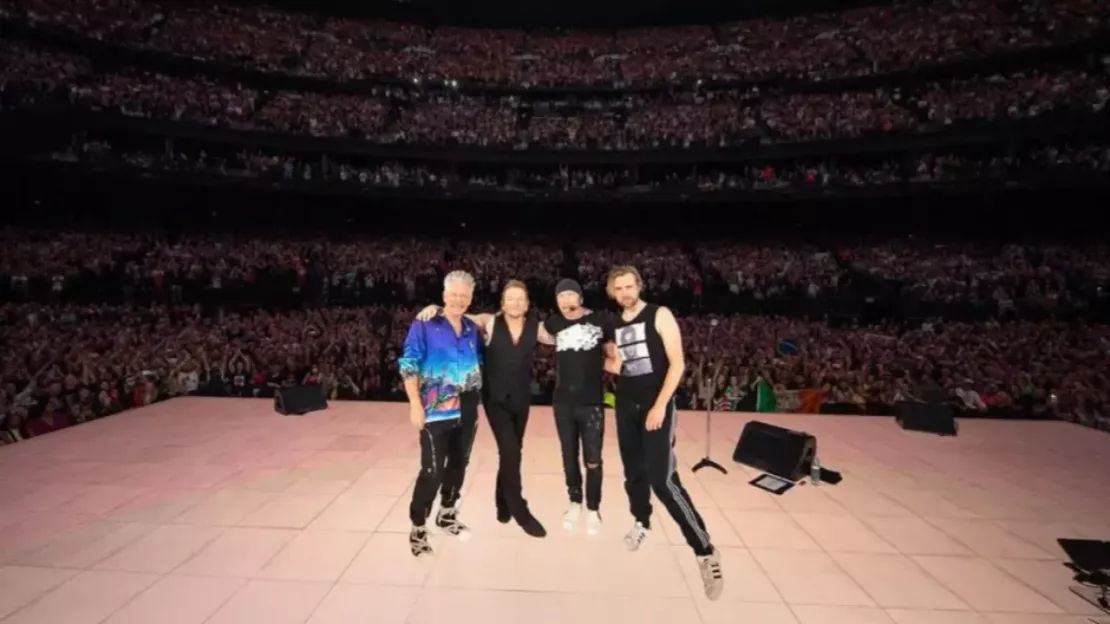 U2 : petit cadeau aux fans pour la fin de leur résidence à Vegas