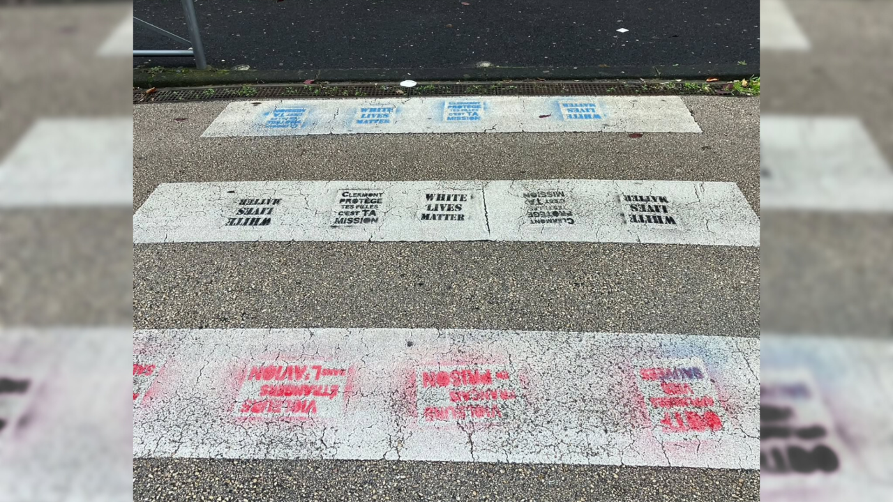 A Chamalières, des tags racistes et xenobphobes inscrits devant une école A Chamalières, des tags racistes et xenobphobes inscrits devant une école