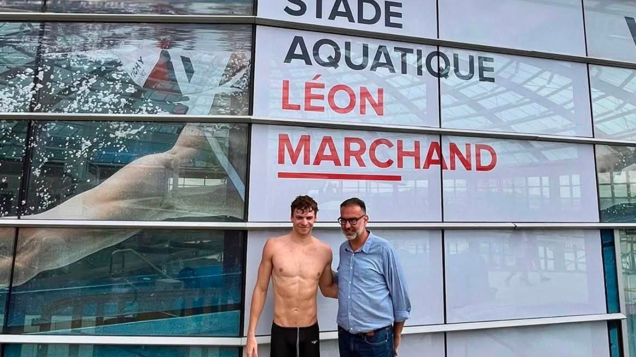 À Vichy, une piscine porte désormais le nom de Léon Marchand À Vichy, une piscine porte désormais le nom de Léon Marchand