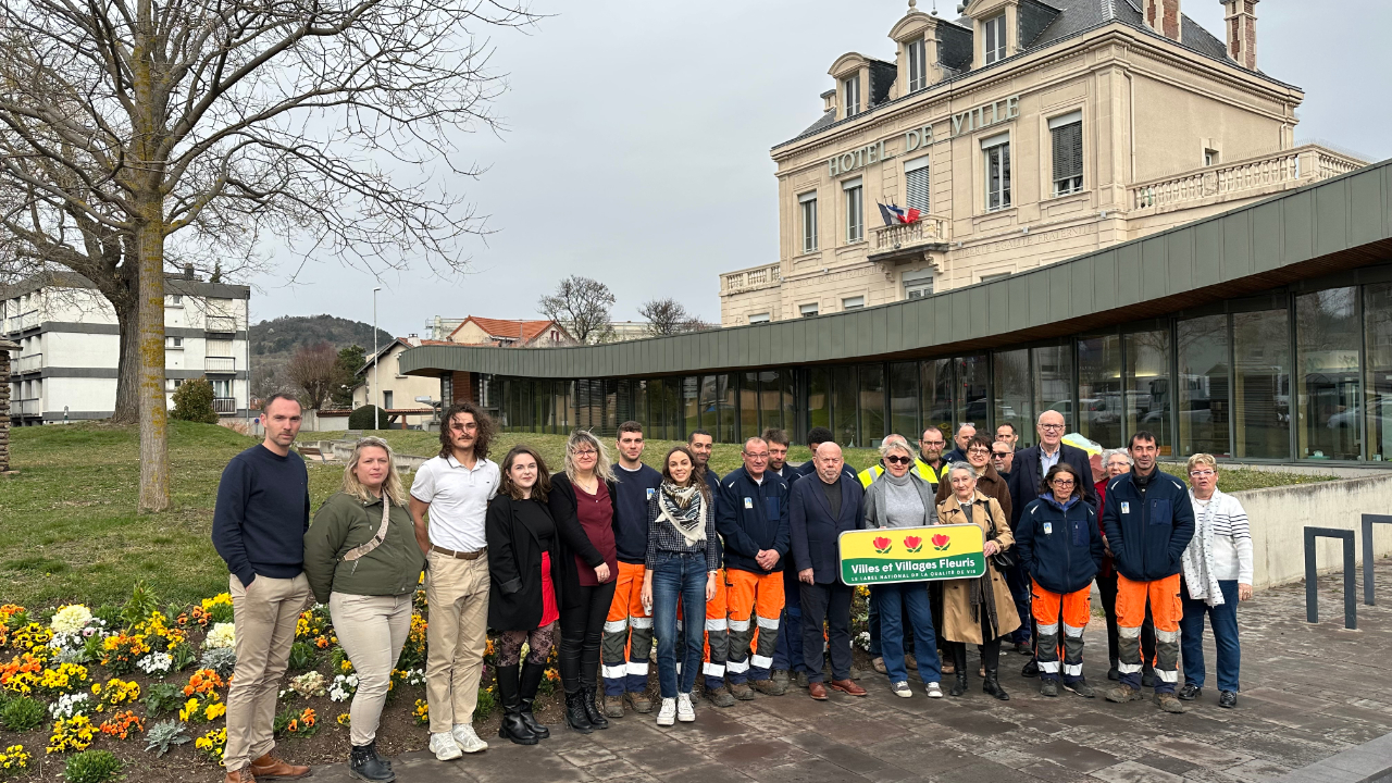 Cette ville du Puy-de-Dôme gagne une 3e Fleur au concours « Villes et Villages Fleuris » Cette ville du Puy-de-Dôme gagne une 3e Fleur au concours « Villes et Villages Fleuris »