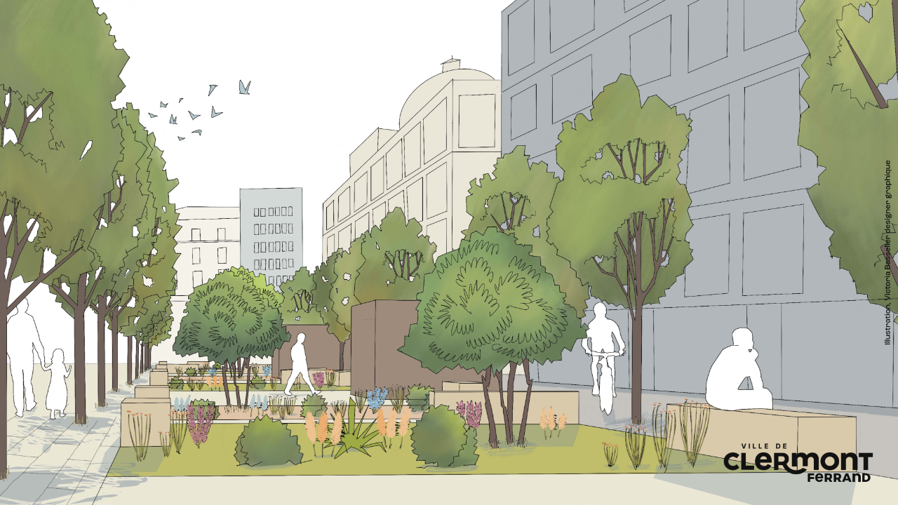 Clermont-Ferrand &ndash; La v&eacute;g&eacute;talisation des espaces publics s&rsquo;acc&eacute;l&egrave;re