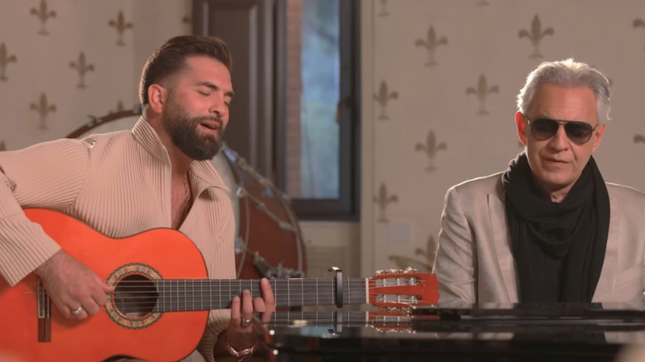 Kendji Girac et Andrea Bocelli unissent leurs voix dans "Je vis pour elle" Kendji Girac et Andrea Bocelli unissent leurs voix dans "Je vis pour elle"