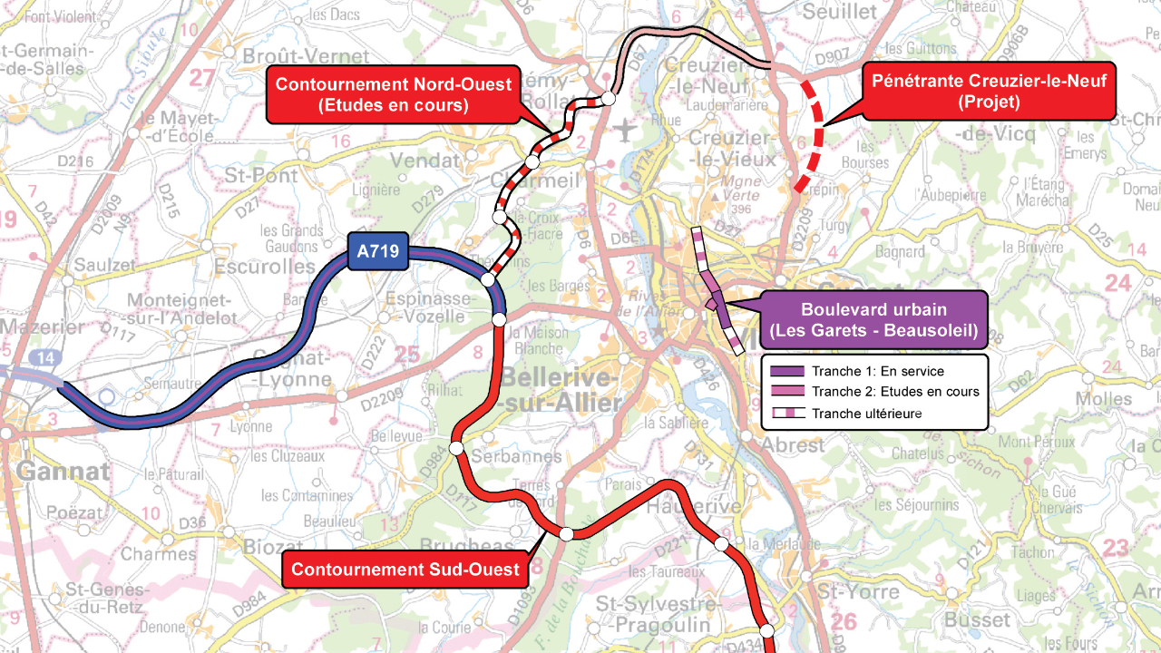 Le Ministre des Transports accorde son feu vert pour le contournement Nord-Ouest de Vichy Le Ministre des Transports accorde son feu vert pour le contournement Nord-Ouest de Vichy